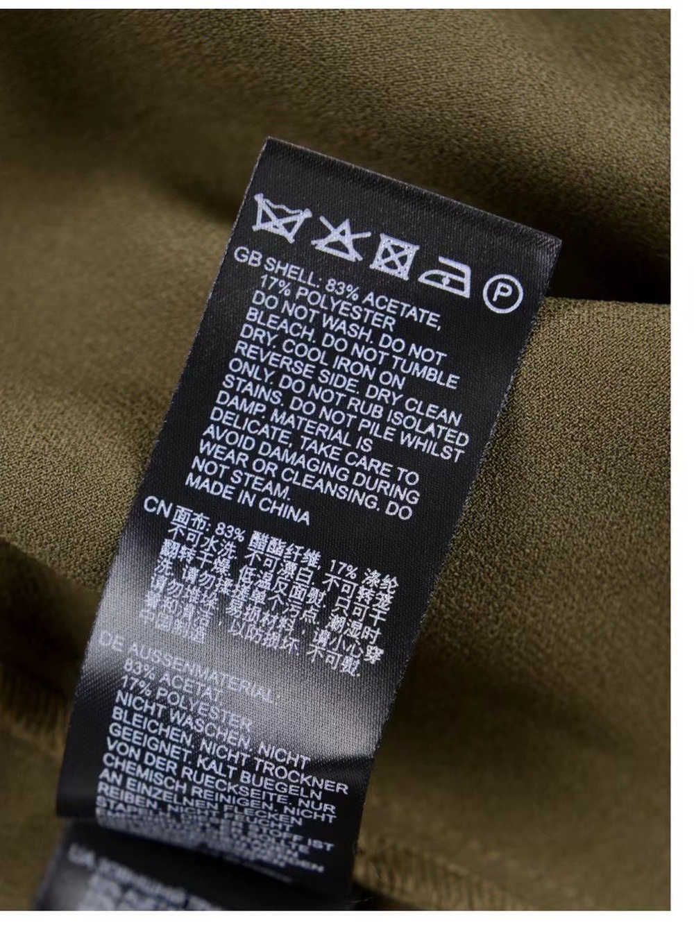 Reiss Satin Maxi Dress With Cape Detail - Khaki Green, US8 2P 6P - Picture 6 of 10